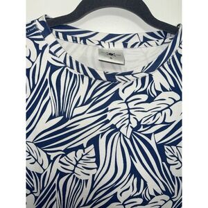 DAILY PAPER BLUE SOLIDARITY‎ CULTURAL Hawaiian T-SHIRT RARE HTF Men's XL LARGE